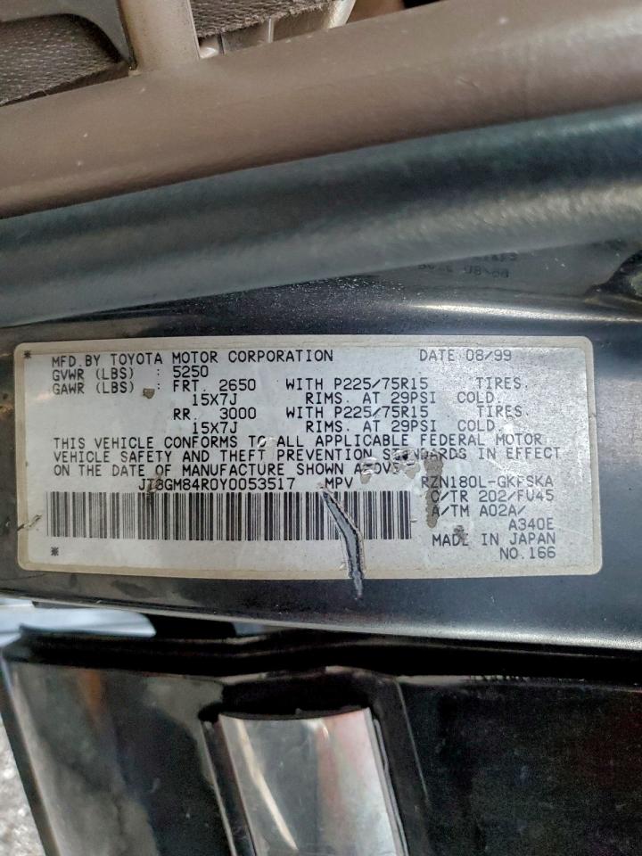 2000 TOYOTA 4RUNNER photo 13
