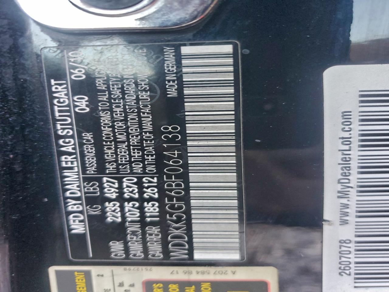 2011 MERCEDES-BENZ E 350 photo 12
