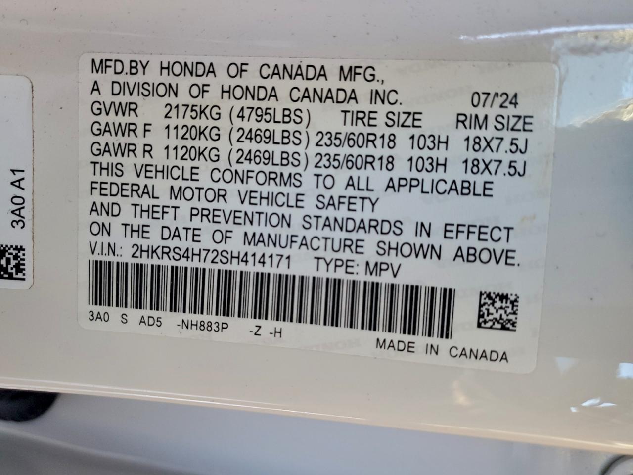 2025 HONDA CR-V EXL photo 14