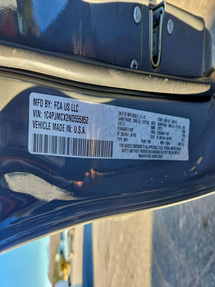 2022 JEEP CHEROKEE LATITUDE photo 12