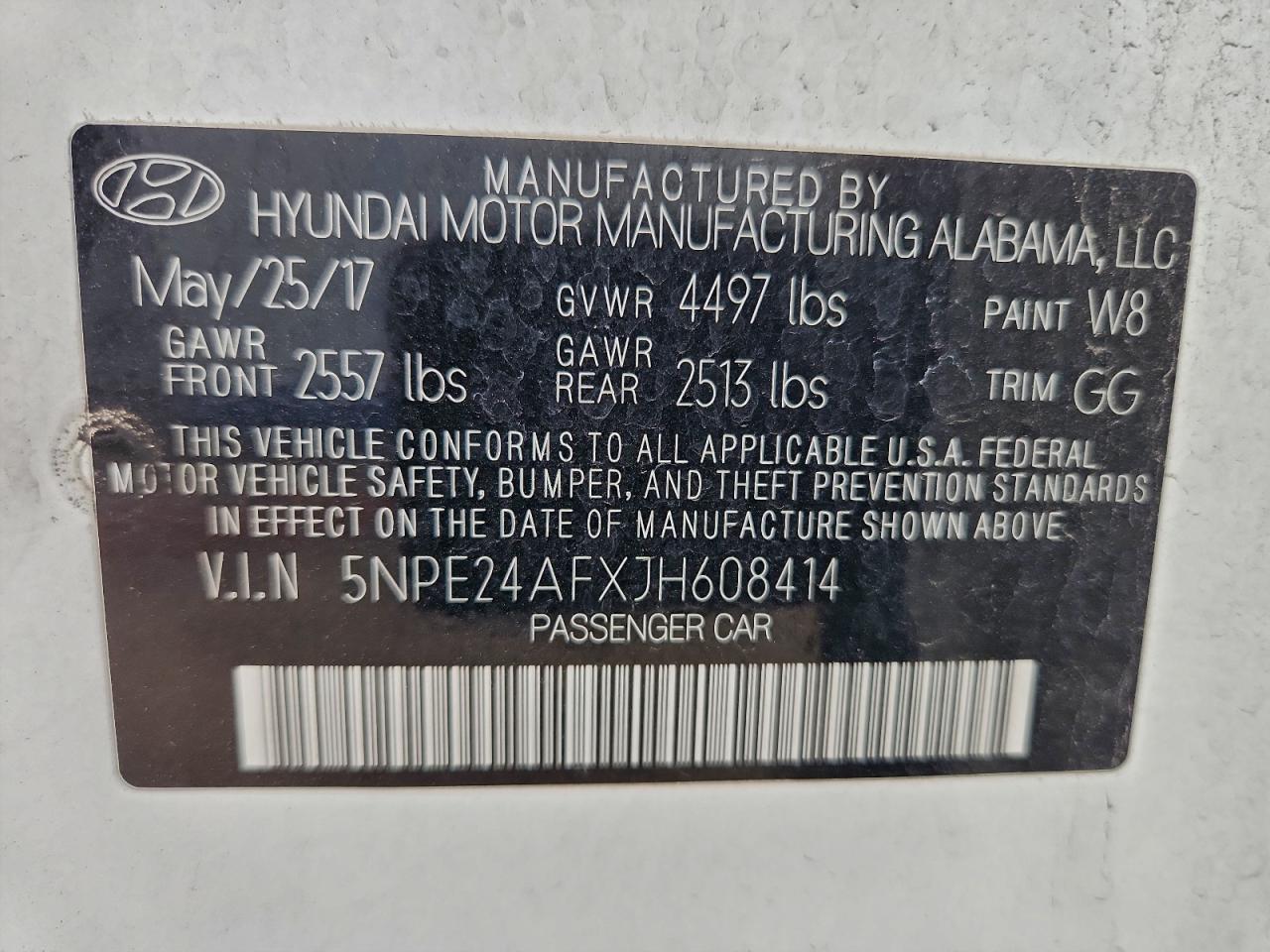 2018 HYUNDAI SONATA SE photo 12