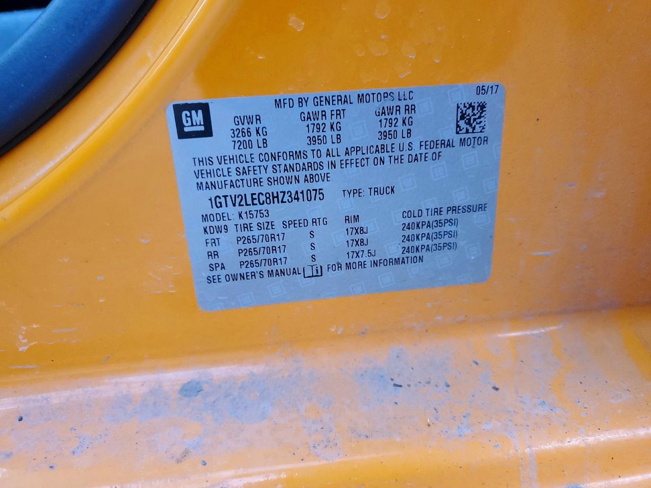 2017 GMC SIERRA K1500 photo 12
