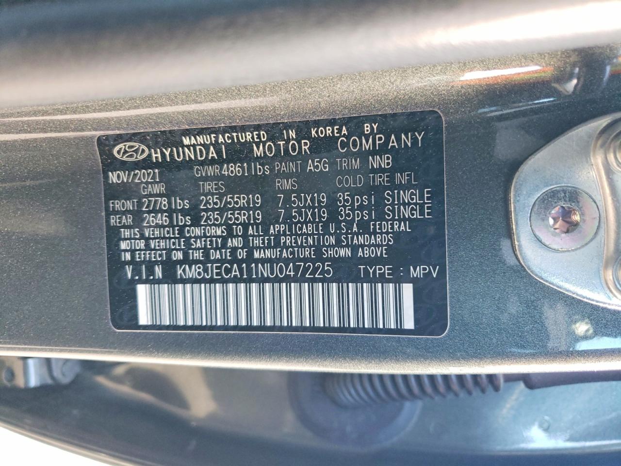 2022 HYUNDAI TUCSON LIMITED photo 14