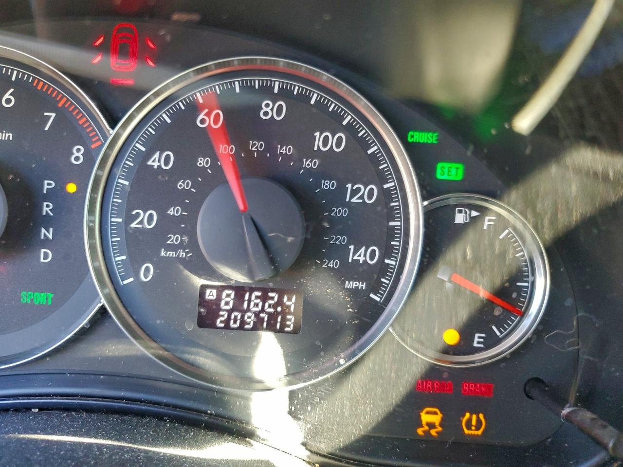 2009 SUBARU OUTBACK 2.5I photo 9