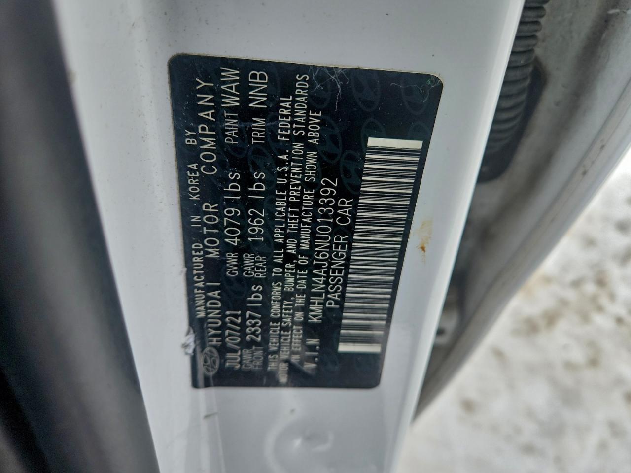 2022 HYUNDAI ELANTRA LIMITED photo 12