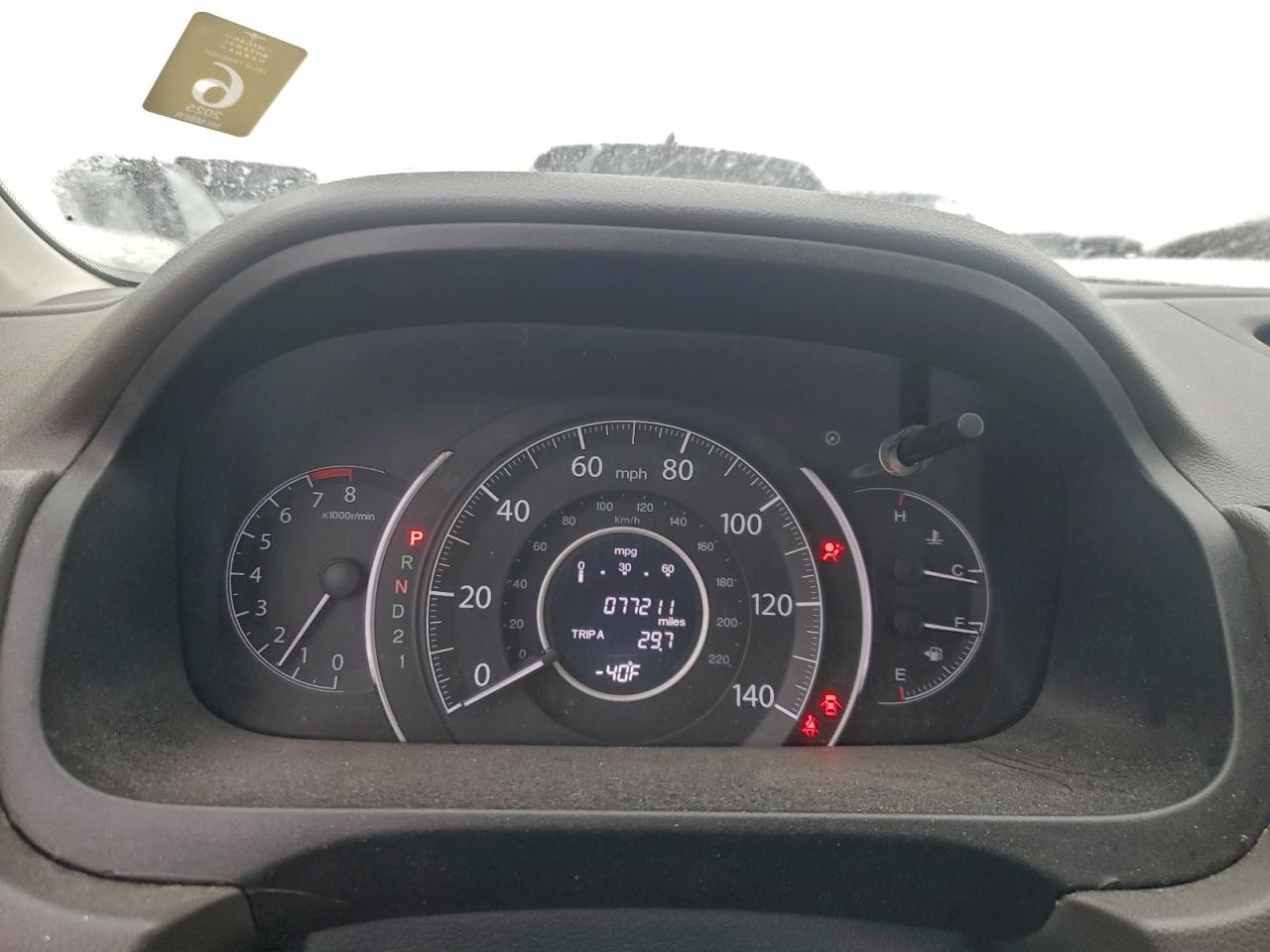 2012 HONDA CR-V EXL photo 9