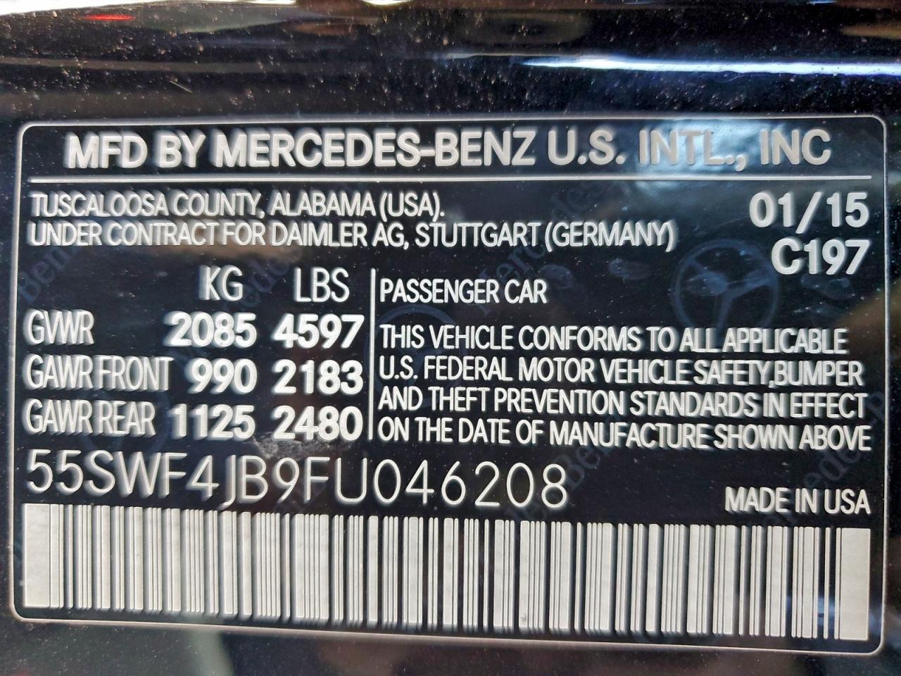 2015 MERCEDES-BENZ C 300 photo 34