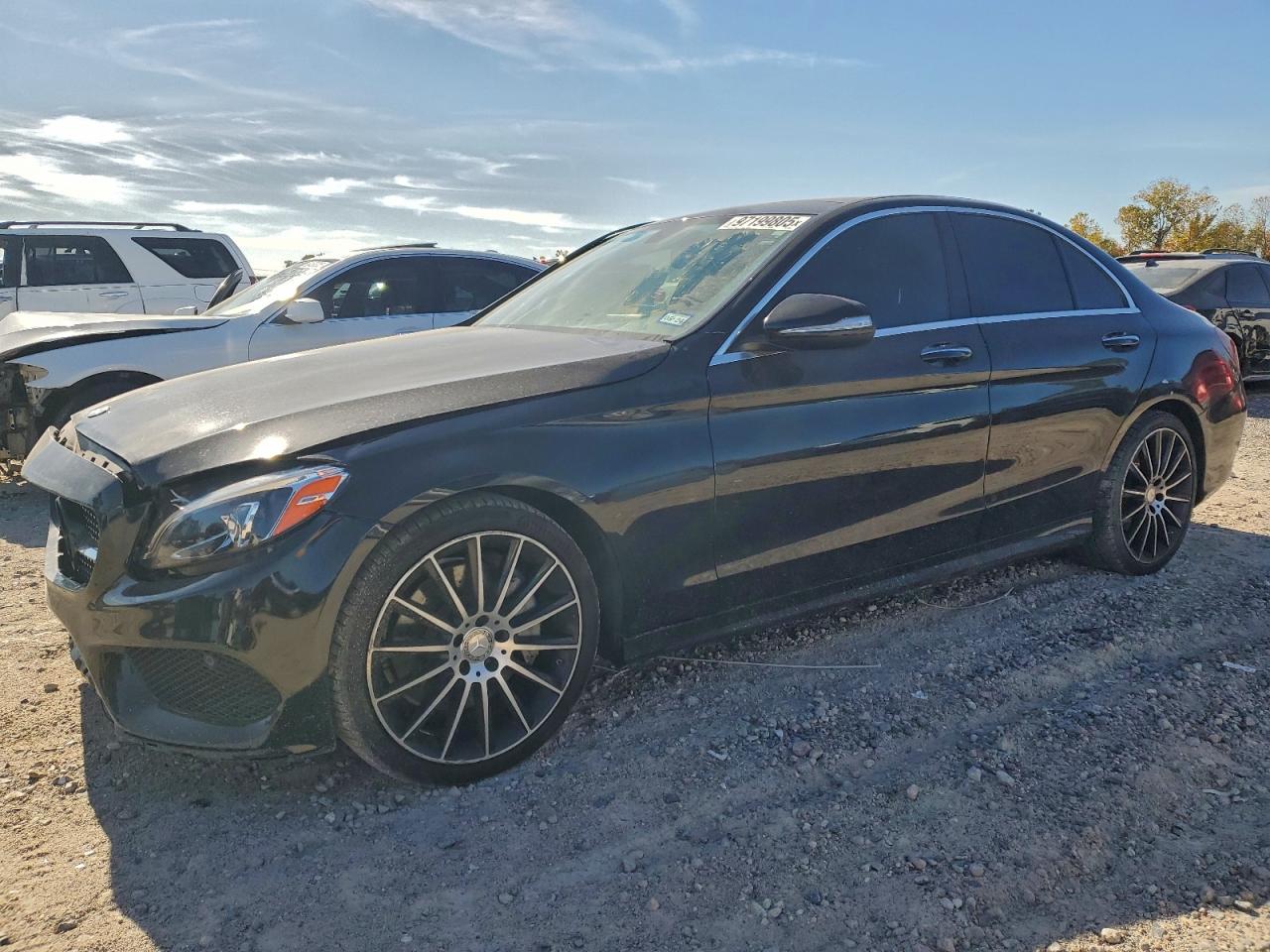 2015 MERCEDES-BENZ C 300 — FRONT END damage — photo 1