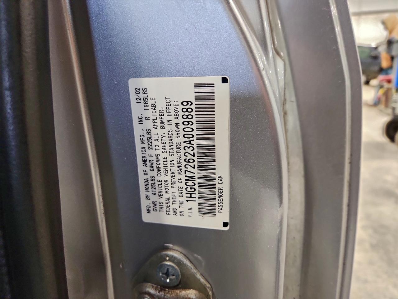 2003 HONDA ACCORD EX photo 12