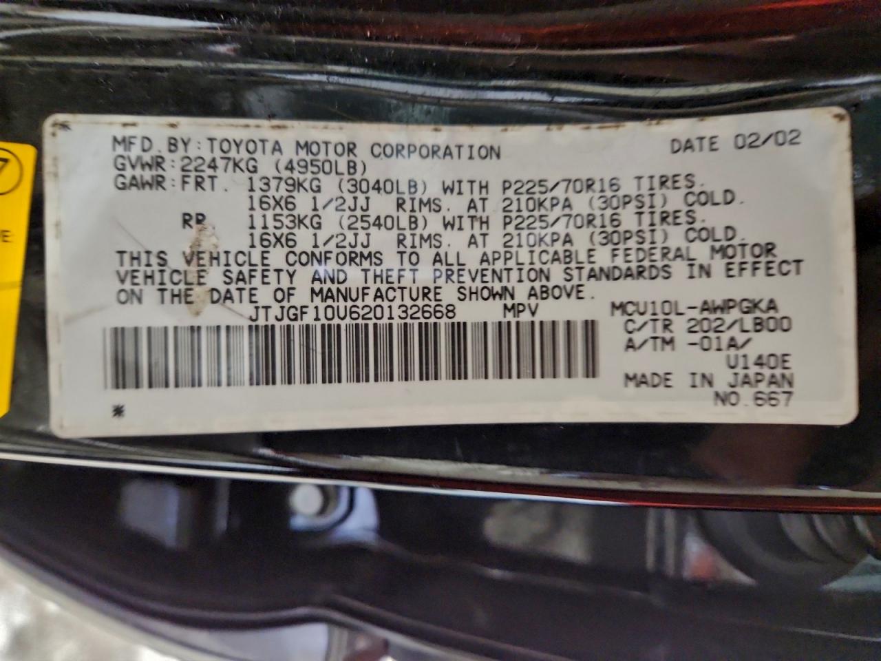 2002 LEXUS RX 300 photo 13