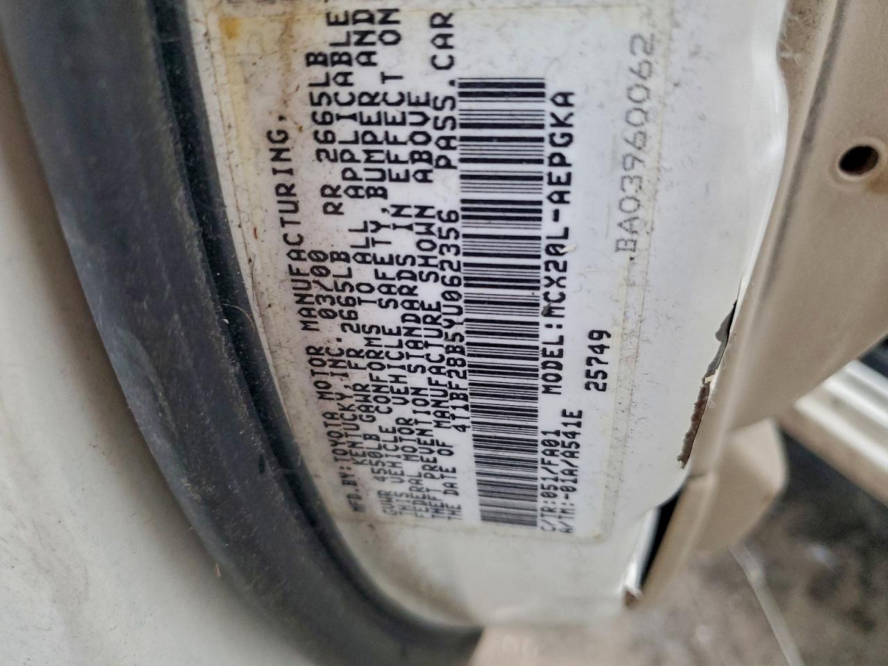 2000 TOYOTA AVALON XL photo 12