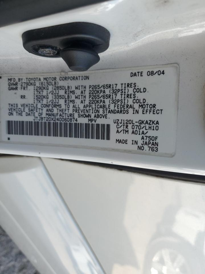 2004 LEXUS GX 470 photo 12