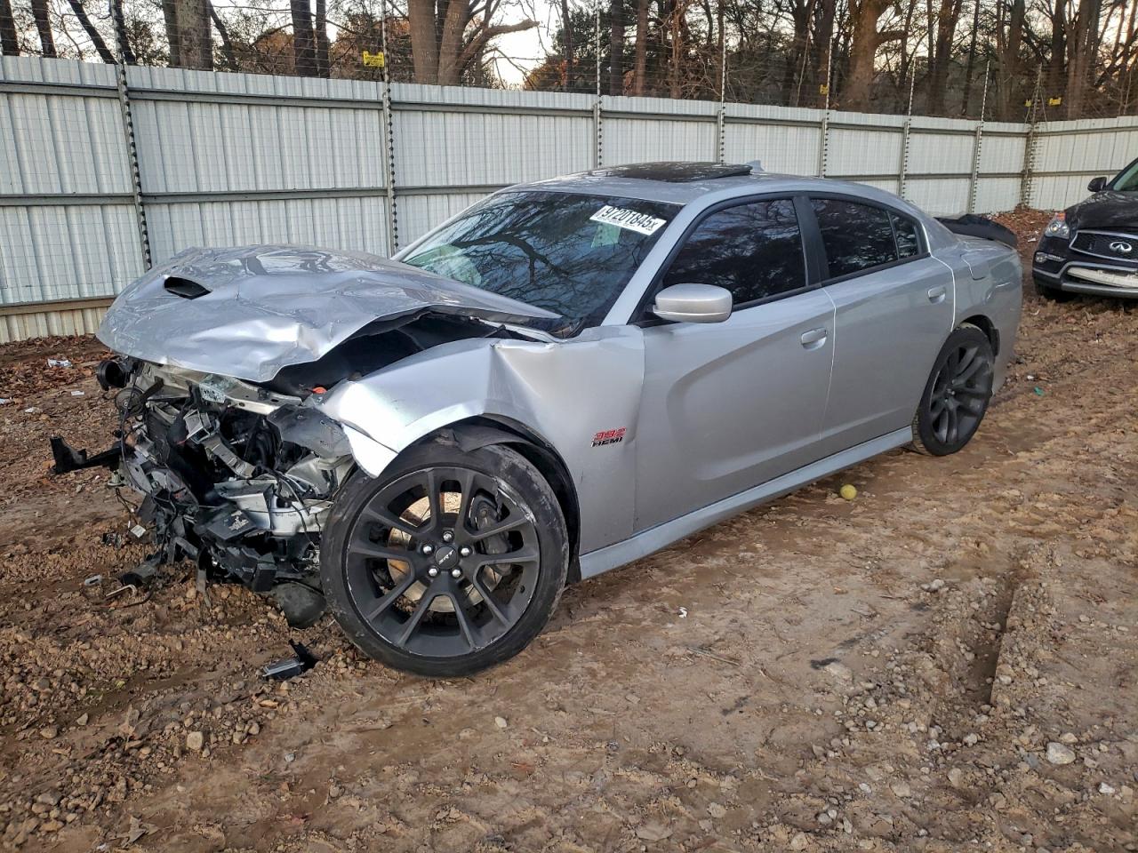 2020 DODGE CHARGER SCAT PACK — FRONT END damage — photo 1