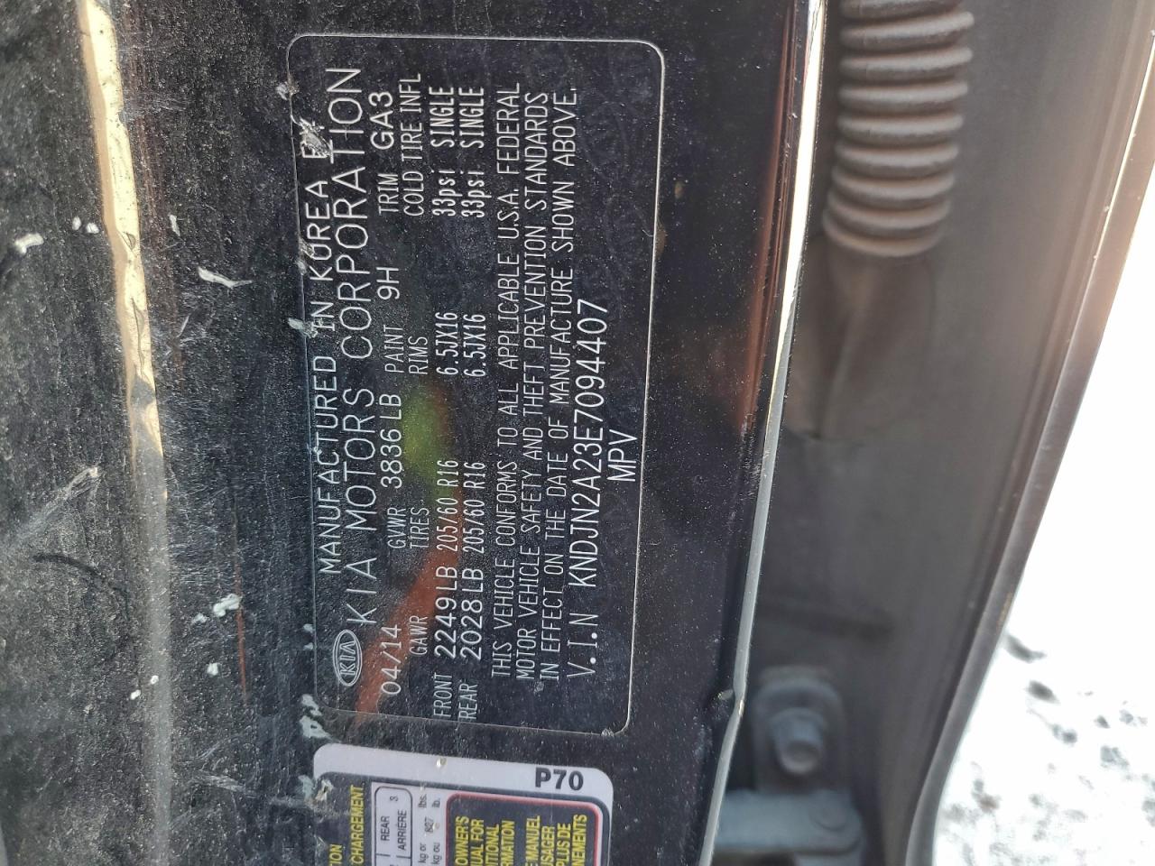 2014 KIA SOUL photo 12