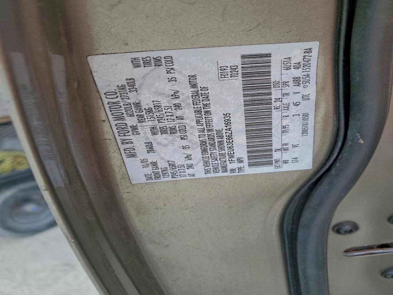 2006 FORD EXPLORER XLT photo 14