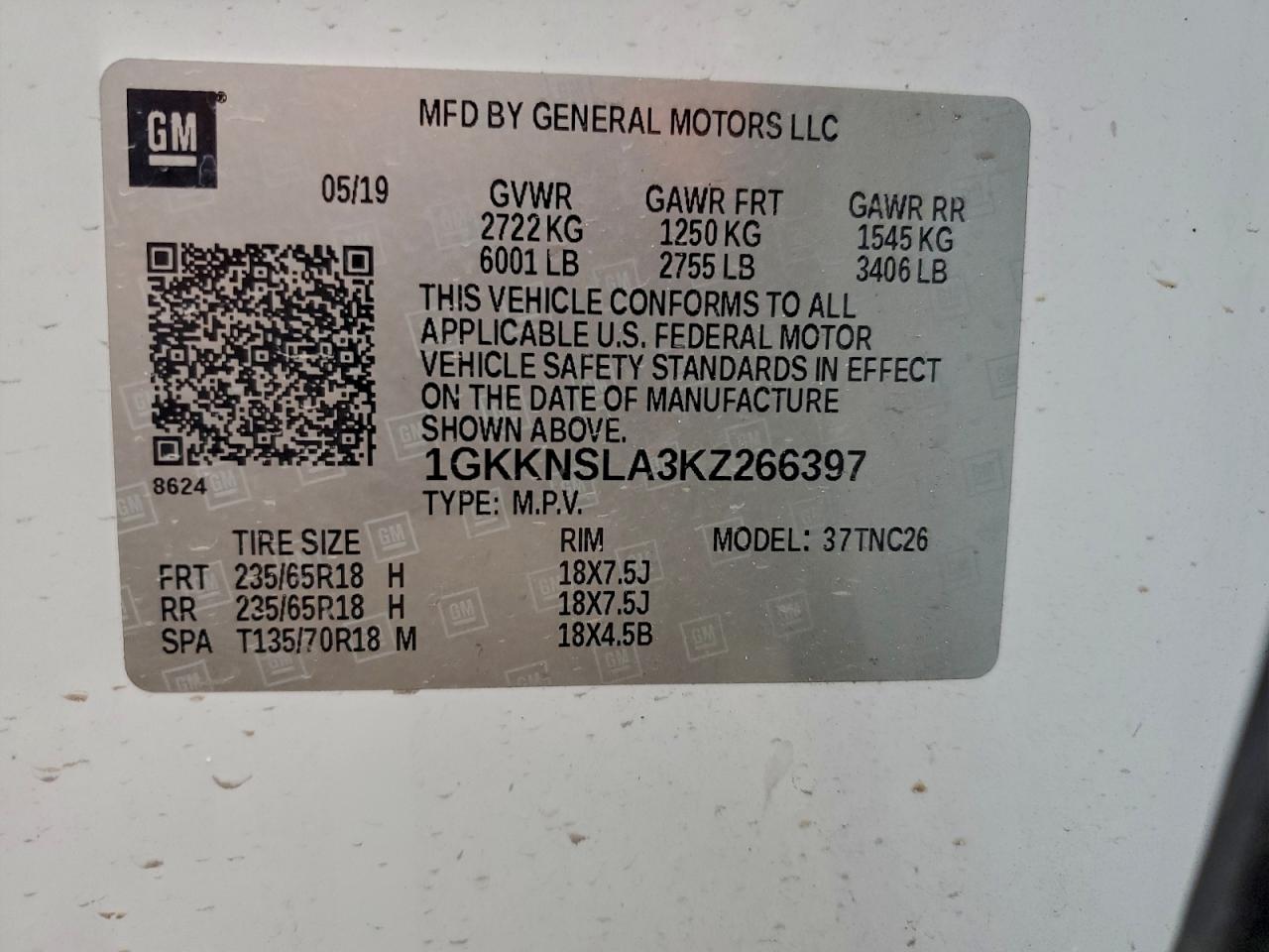 2019 GMC ACADIA SLE photo 13