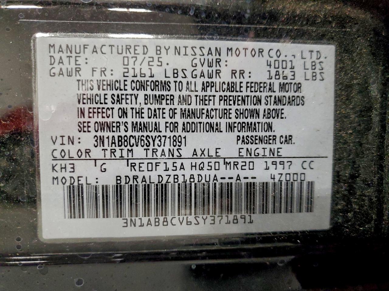 2025 NISSAN SENTRA SV photo 12