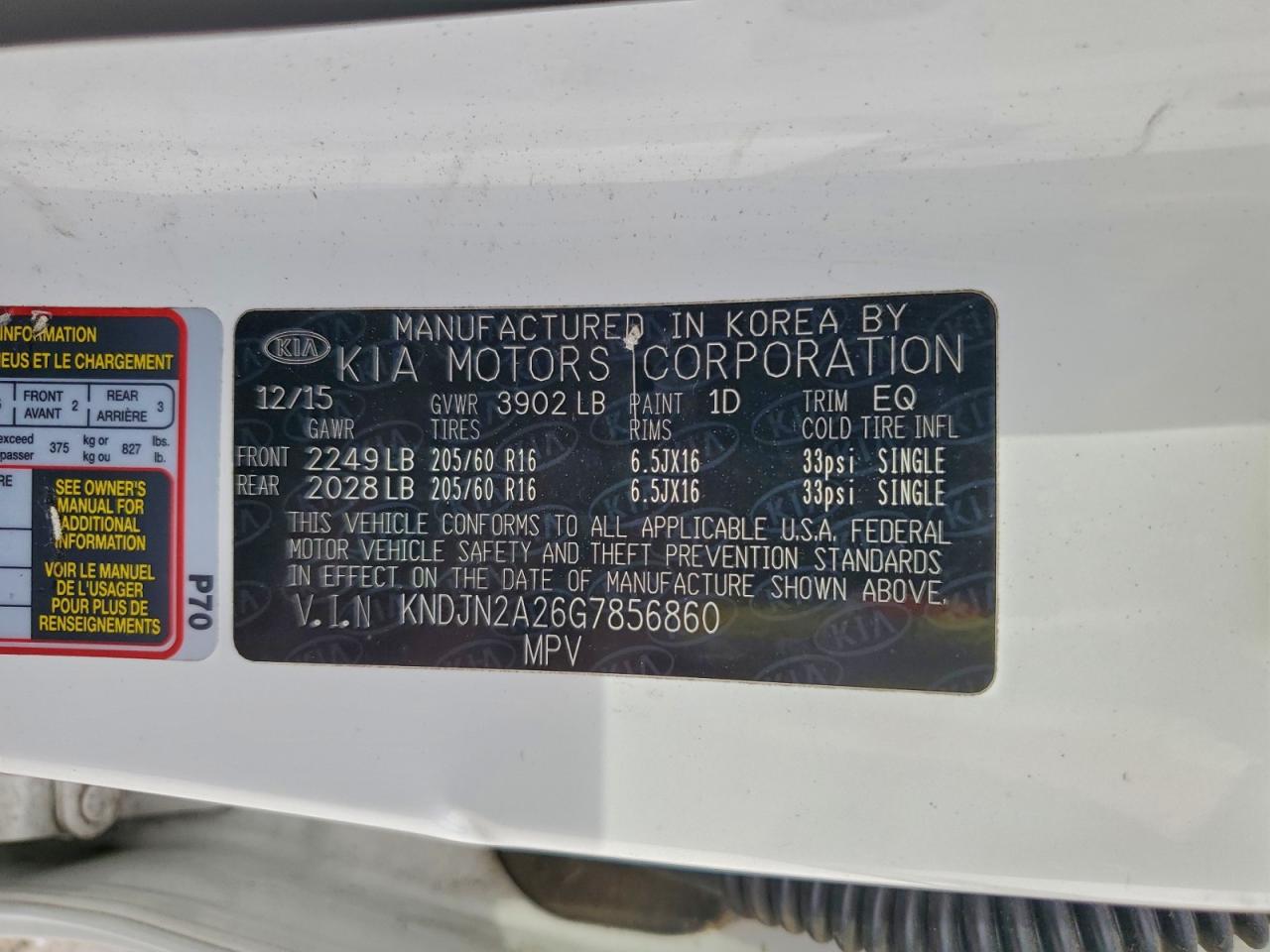 2016 KIA SOUL photo 25