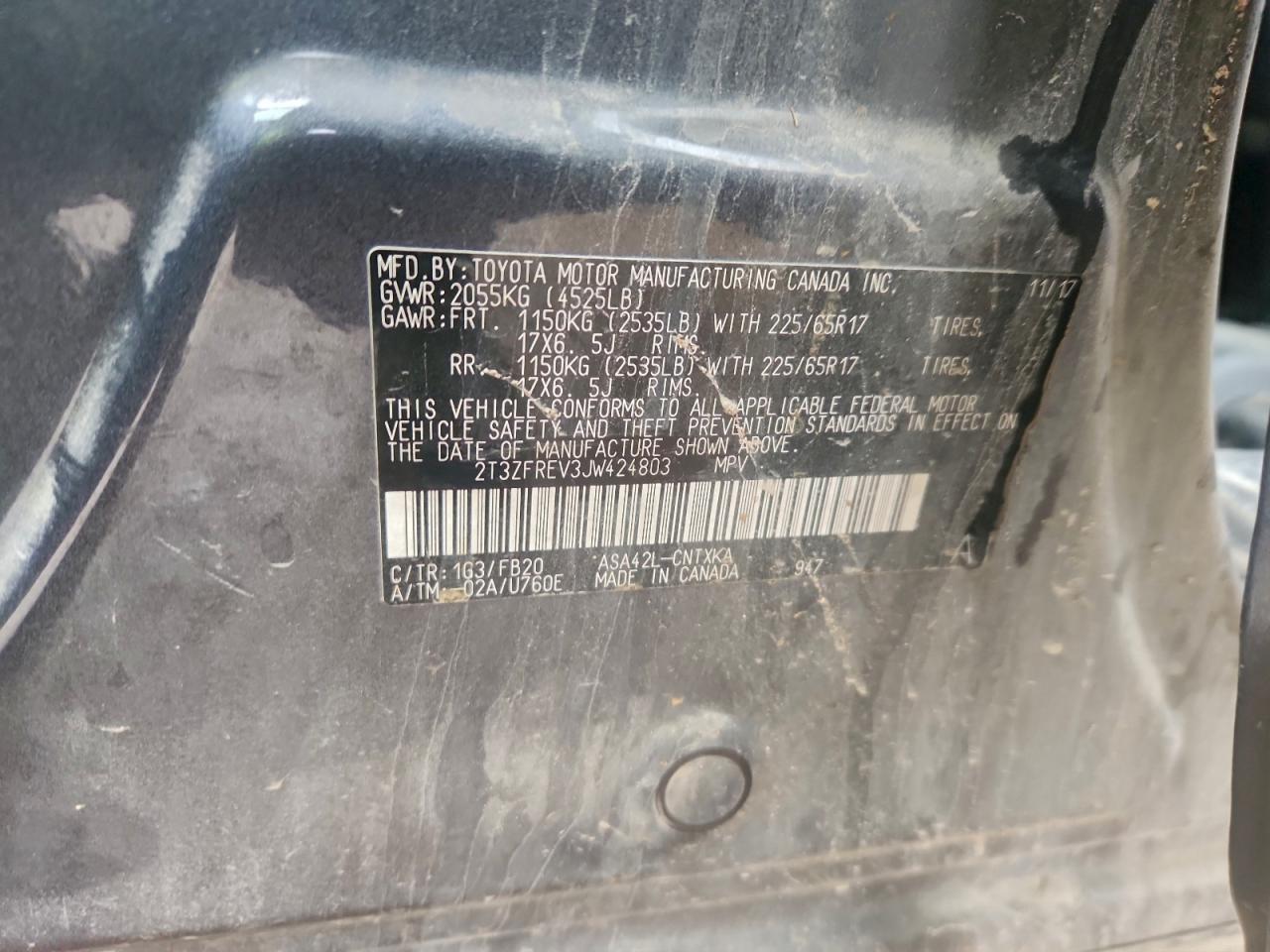 2018 TOYOTA RAV4 LE photo 14