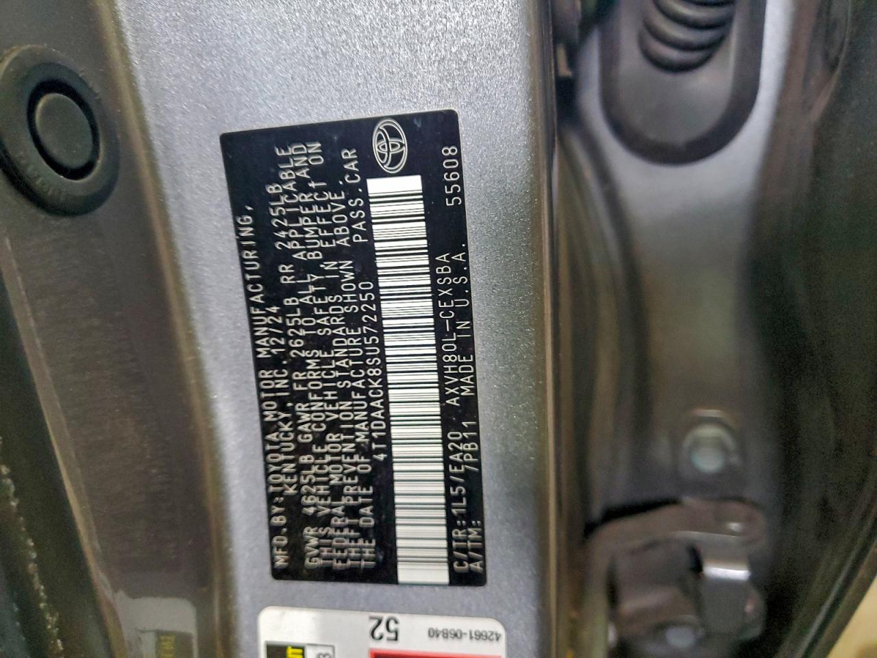 2025 TOYOTA CAMRY XSE photo 12