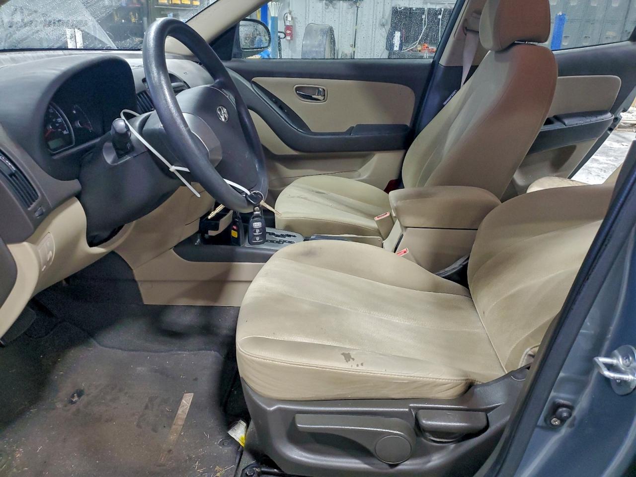 2010 HYUNDAI ELANTRA BLUE photo 7