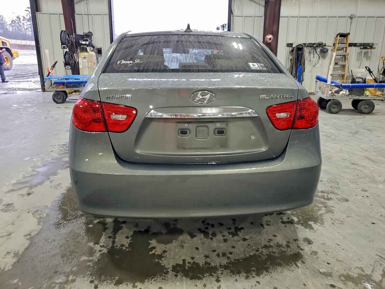 2010 HYUNDAI ELANTRA BLUE photo 6