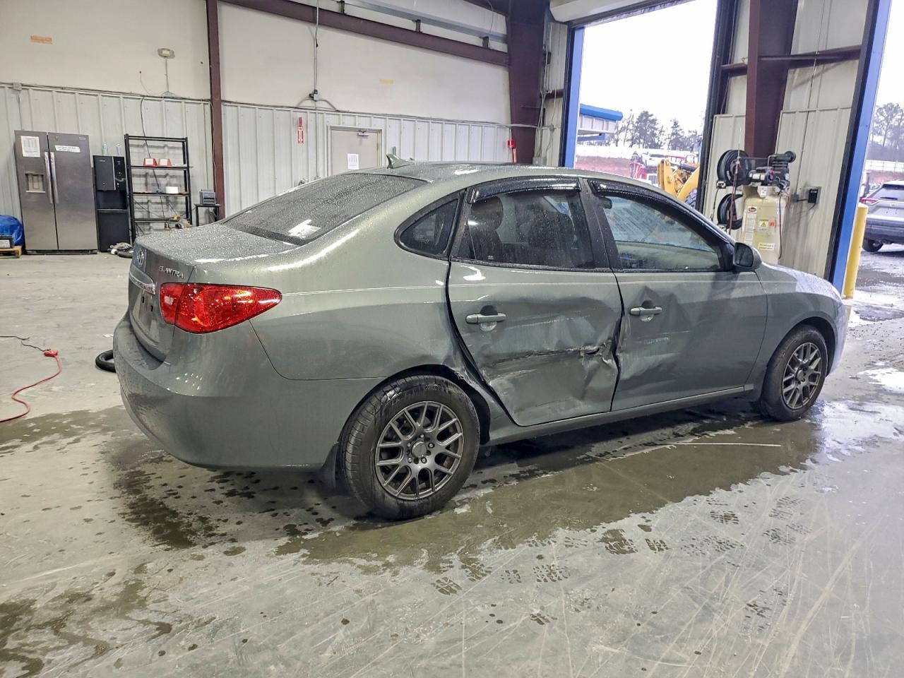2010 HYUNDAI ELANTRA BLUE photo 3