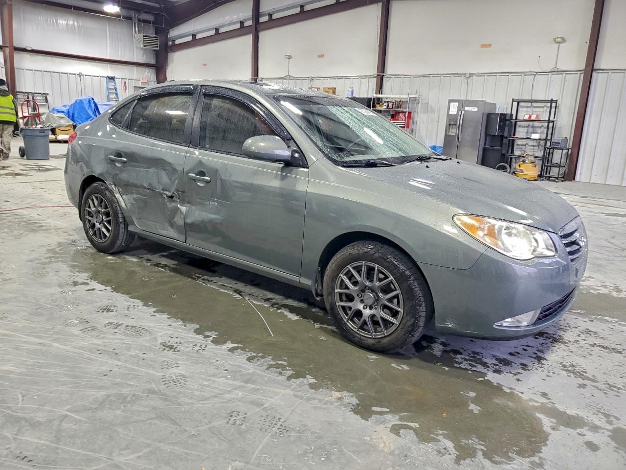 2010 HYUNDAI ELANTRA BLUE photo 4