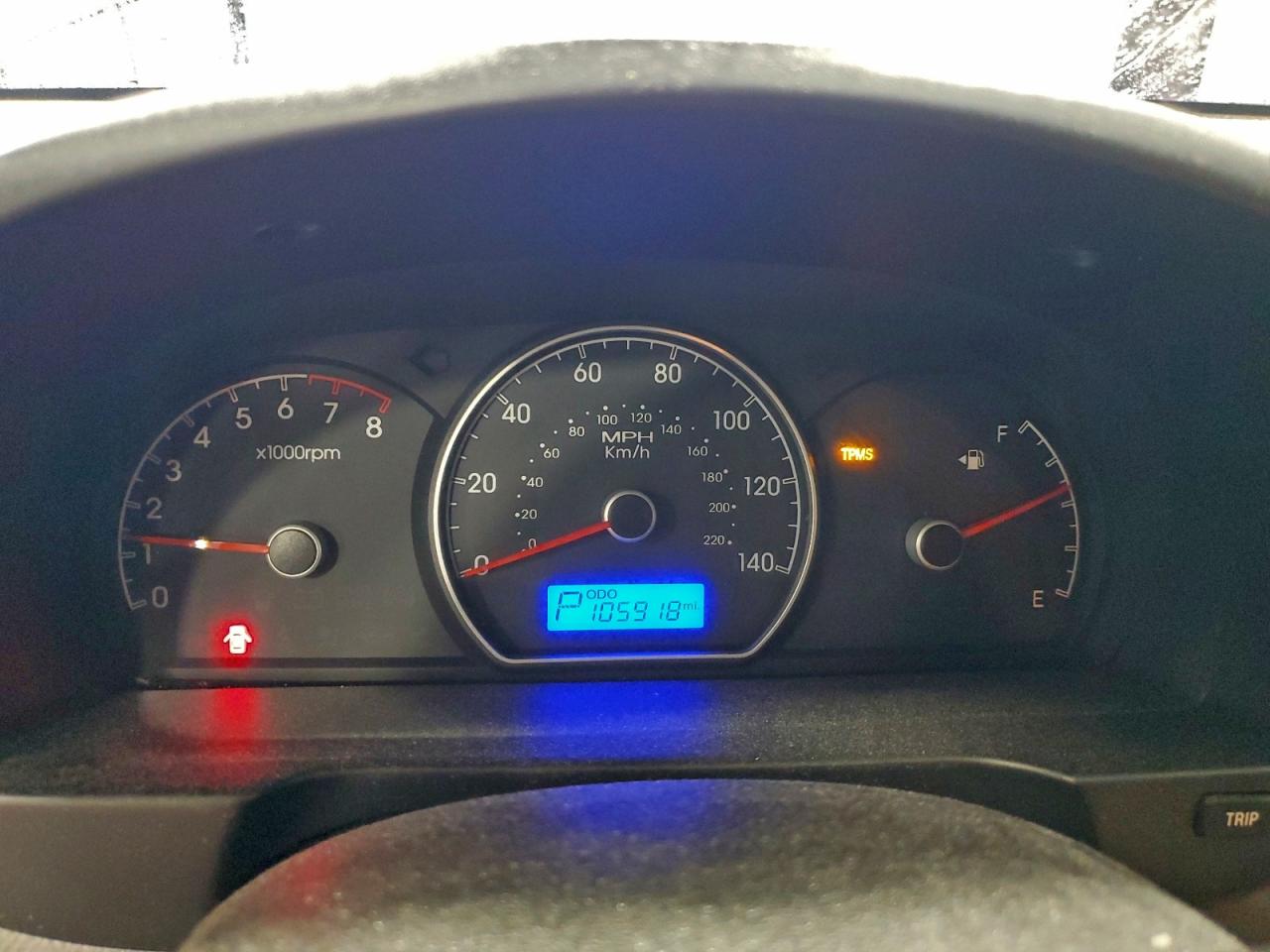 2010 HYUNDAI ELANTRA BLUE photo 9