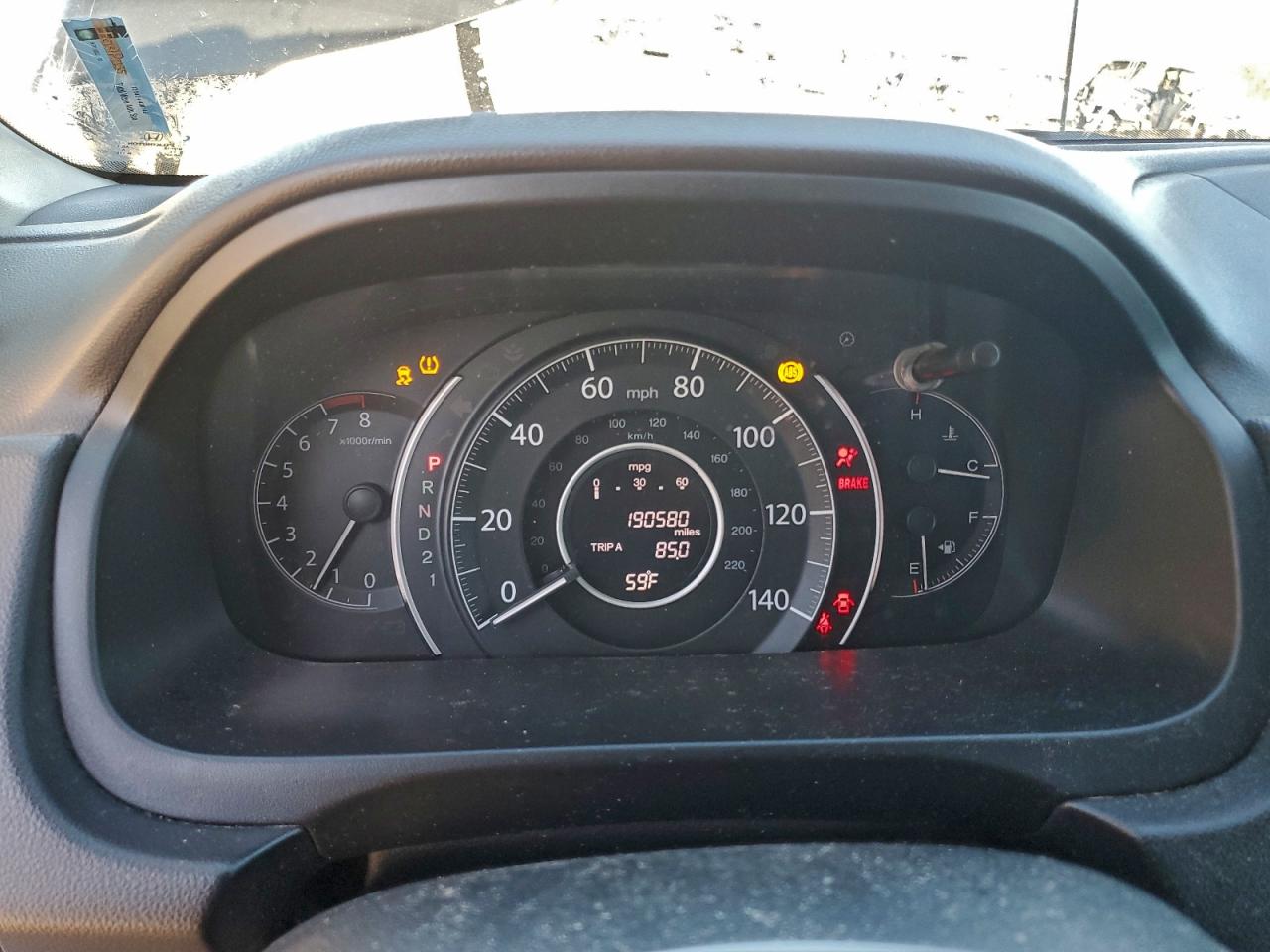 2012 HONDA CR-V EXL photo 9