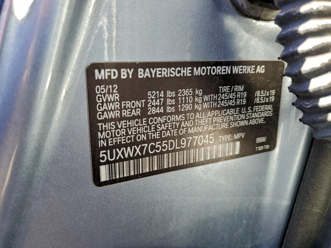 2013 BMW X3 XDRIVE35I photo 14