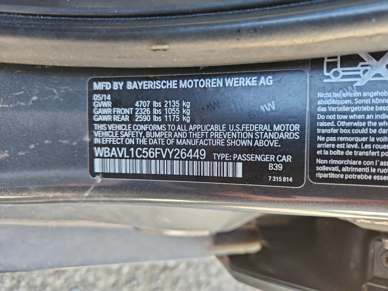 2015 BMW X1 XDRIVE28I photo 13