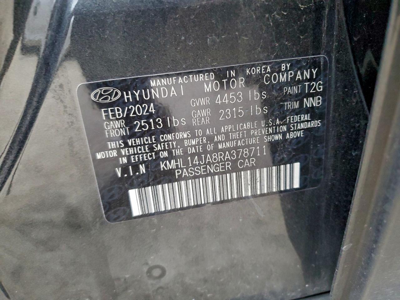 2024 HYUNDAI SONATA SEL photo 12