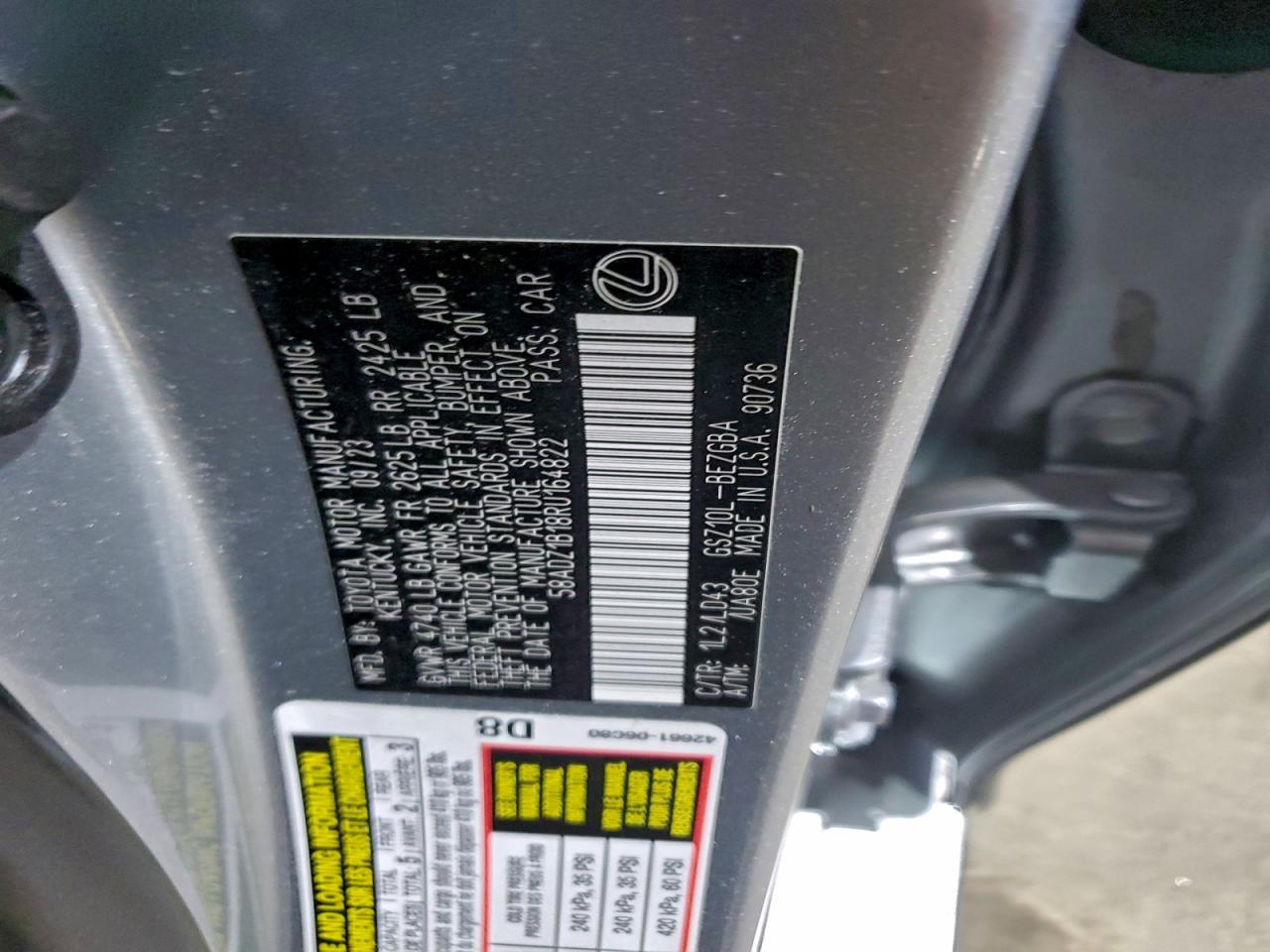 2024 LEXUS ES 350 BASE photo 12