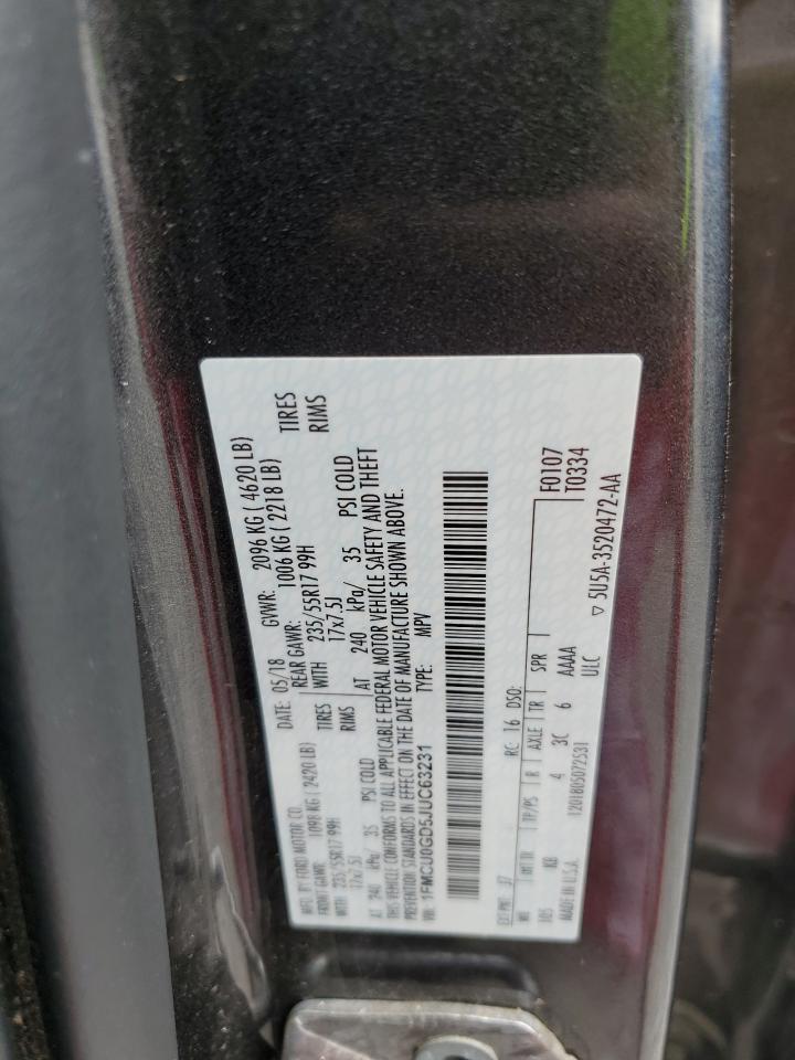 2018 FORD ESCAPE SE photo 13