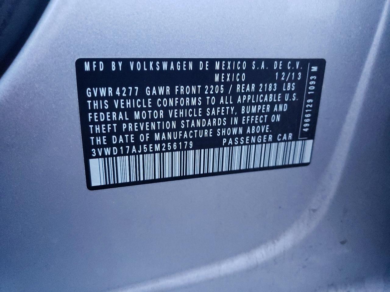2014 VOLKSWAGEN JETTA SE photo 12