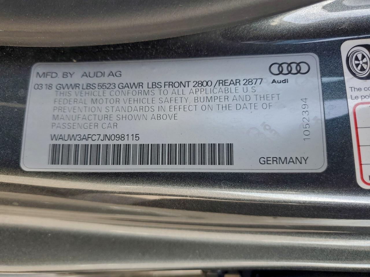 2018 AUDI A7 PREMIUM PLUS photo 13