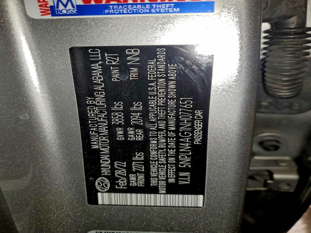 2022 HYUNDAI ELANTRA SEL photo 12