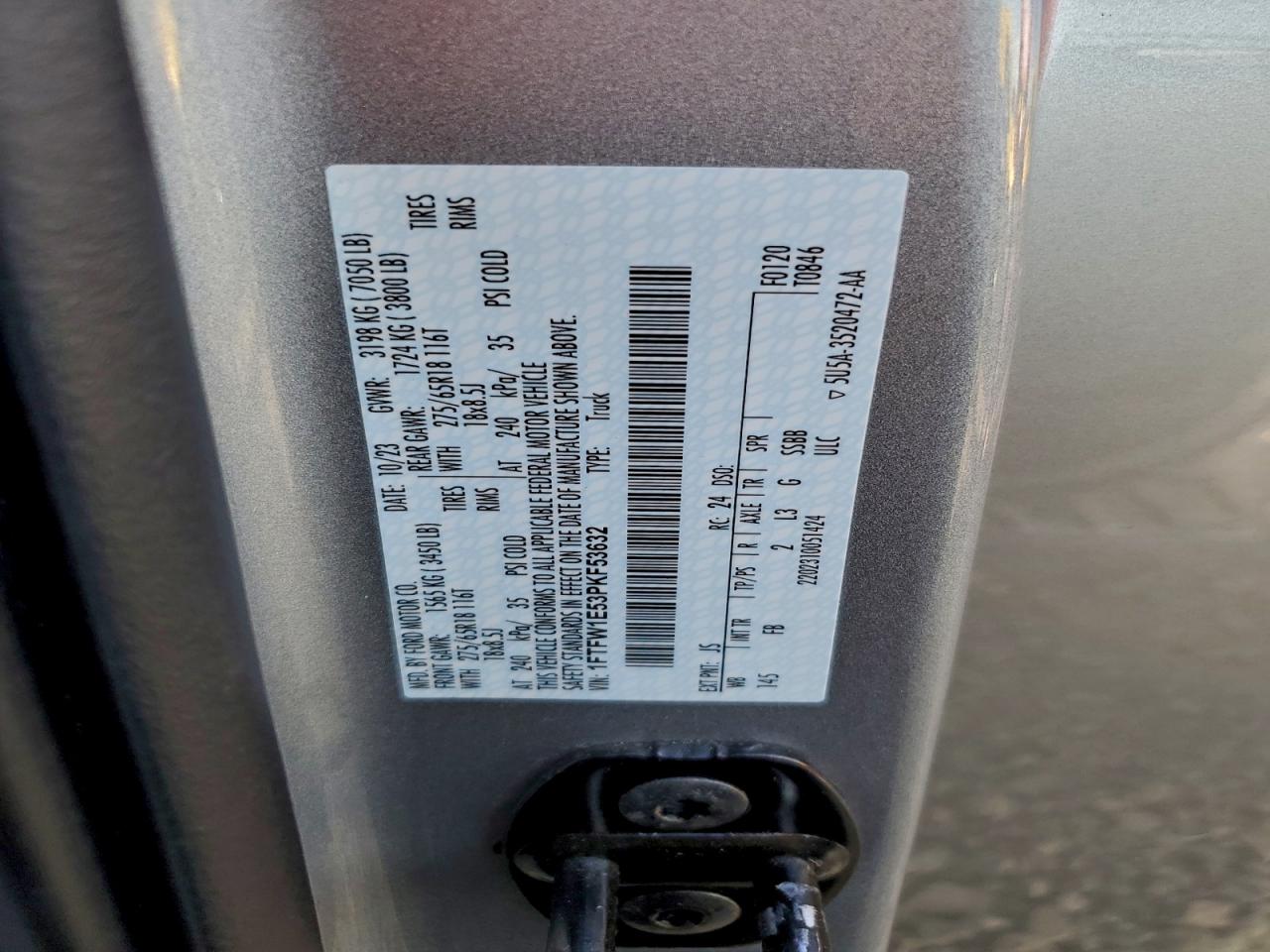 2023 FORD F150 SUPERCREW photo 12
