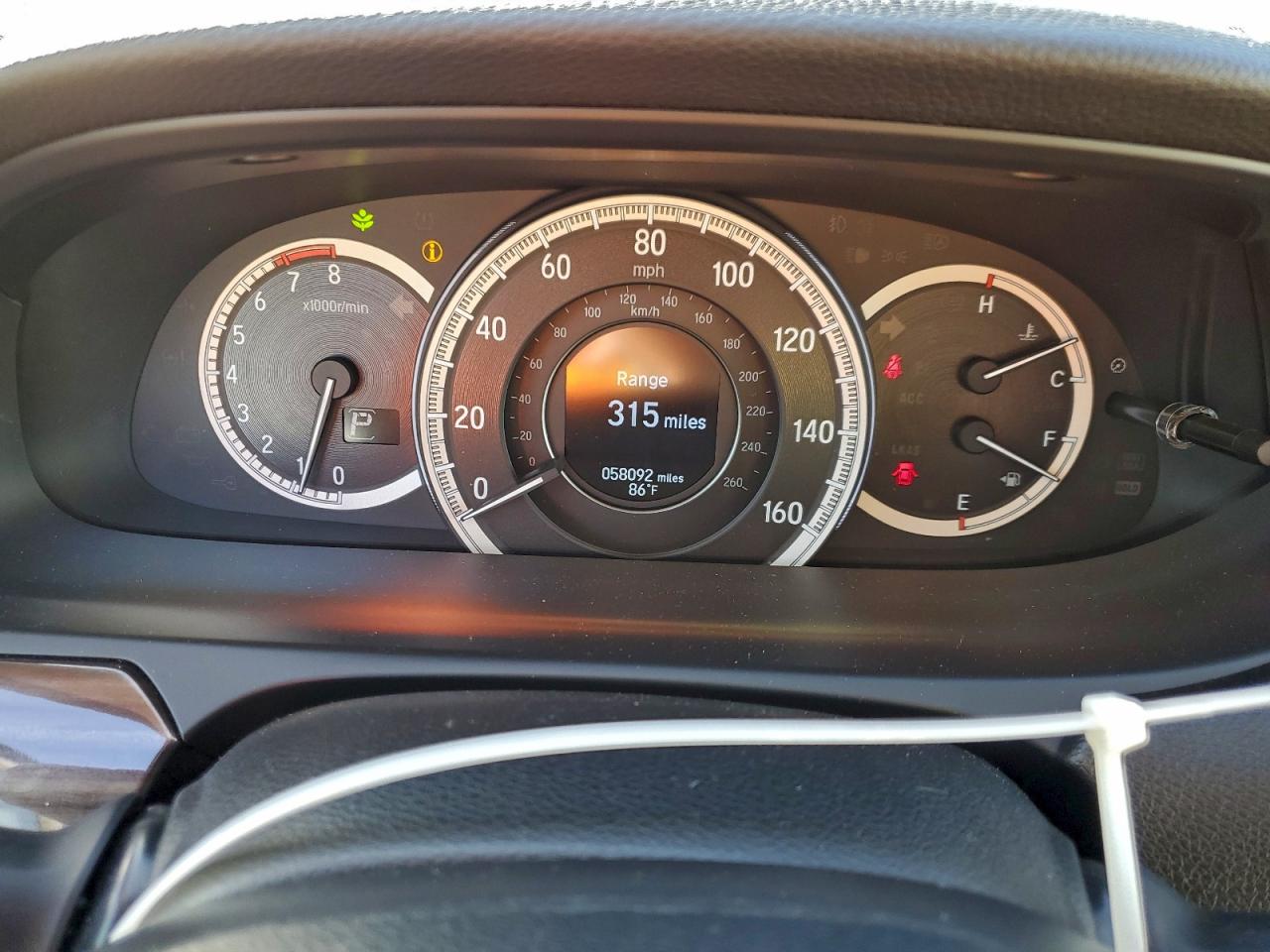 2016 HONDA ACCORD EX photo 9