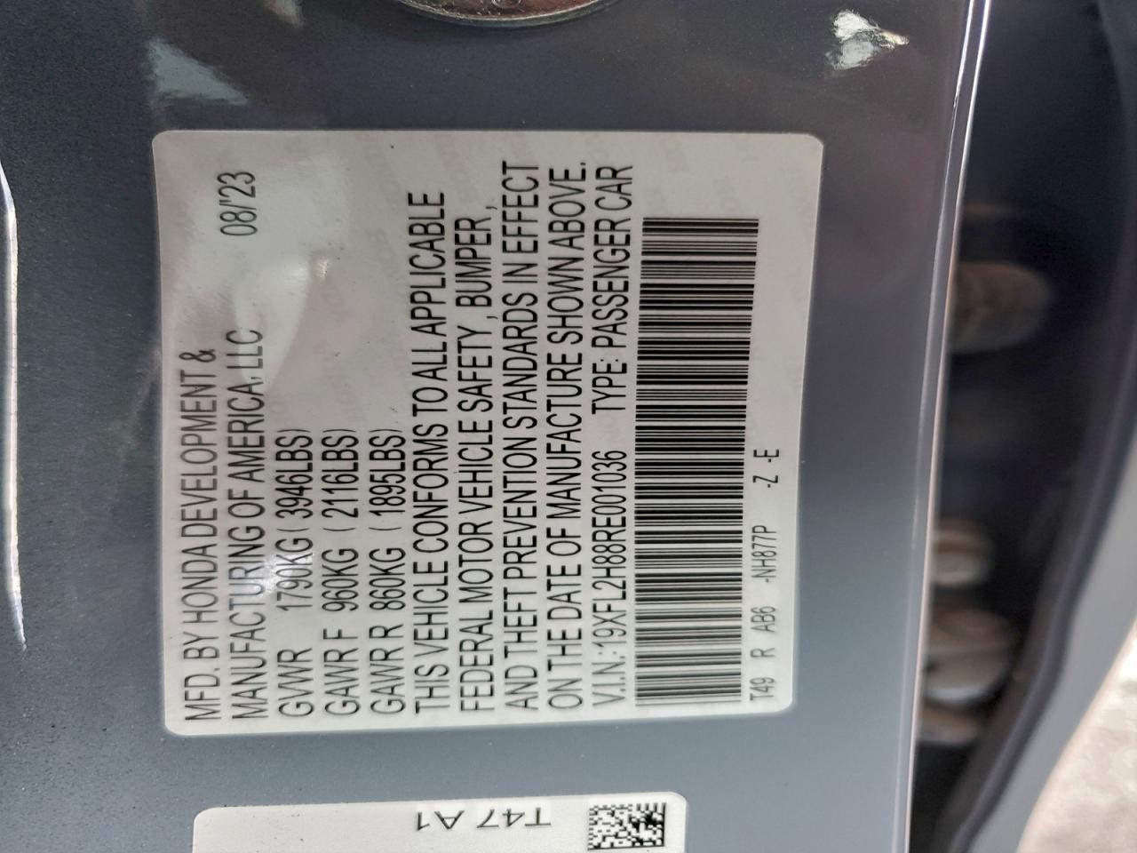 2024 HONDA CIVIC SPORT photo 12