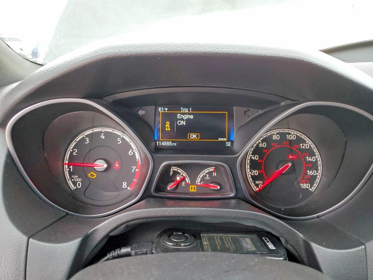 2015 FORD FOCUS ST photo 9