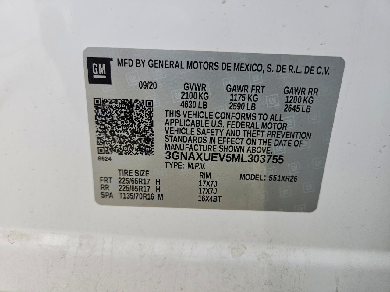2021 CHEVROLET EQUINOX LT photo 27