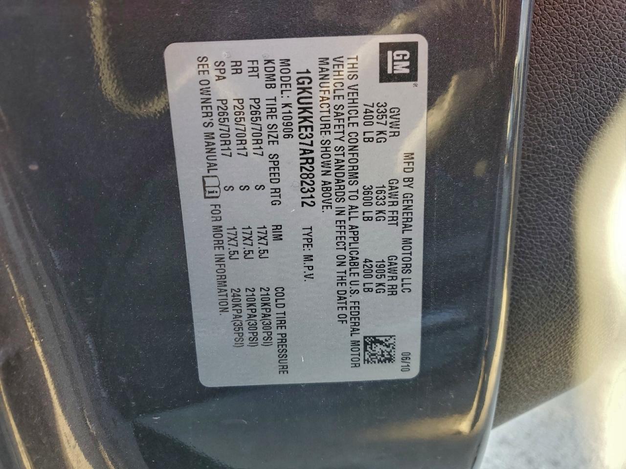 2010 GMC YUKON XL K1500 SLT photo 25