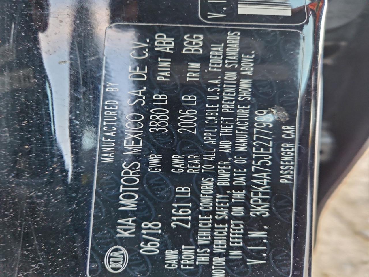 2018 KIA FORTE LX photo 34
