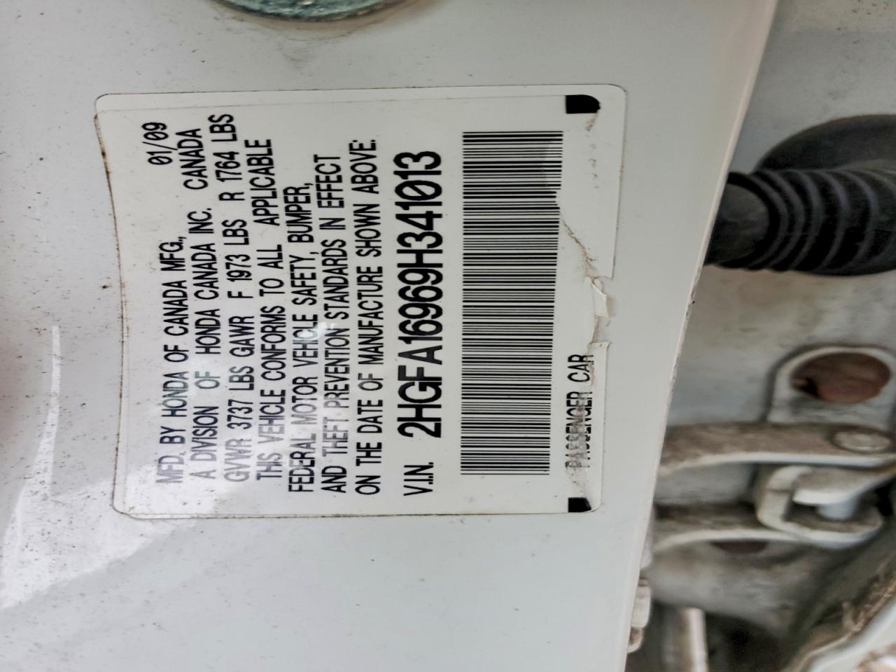 2009 HONDA CIVIC EXL photo 23