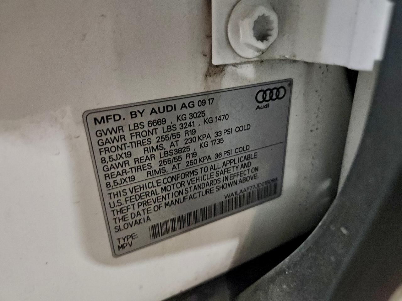 2018 AUDI Q7 PREMIUM PLUS photo 12
