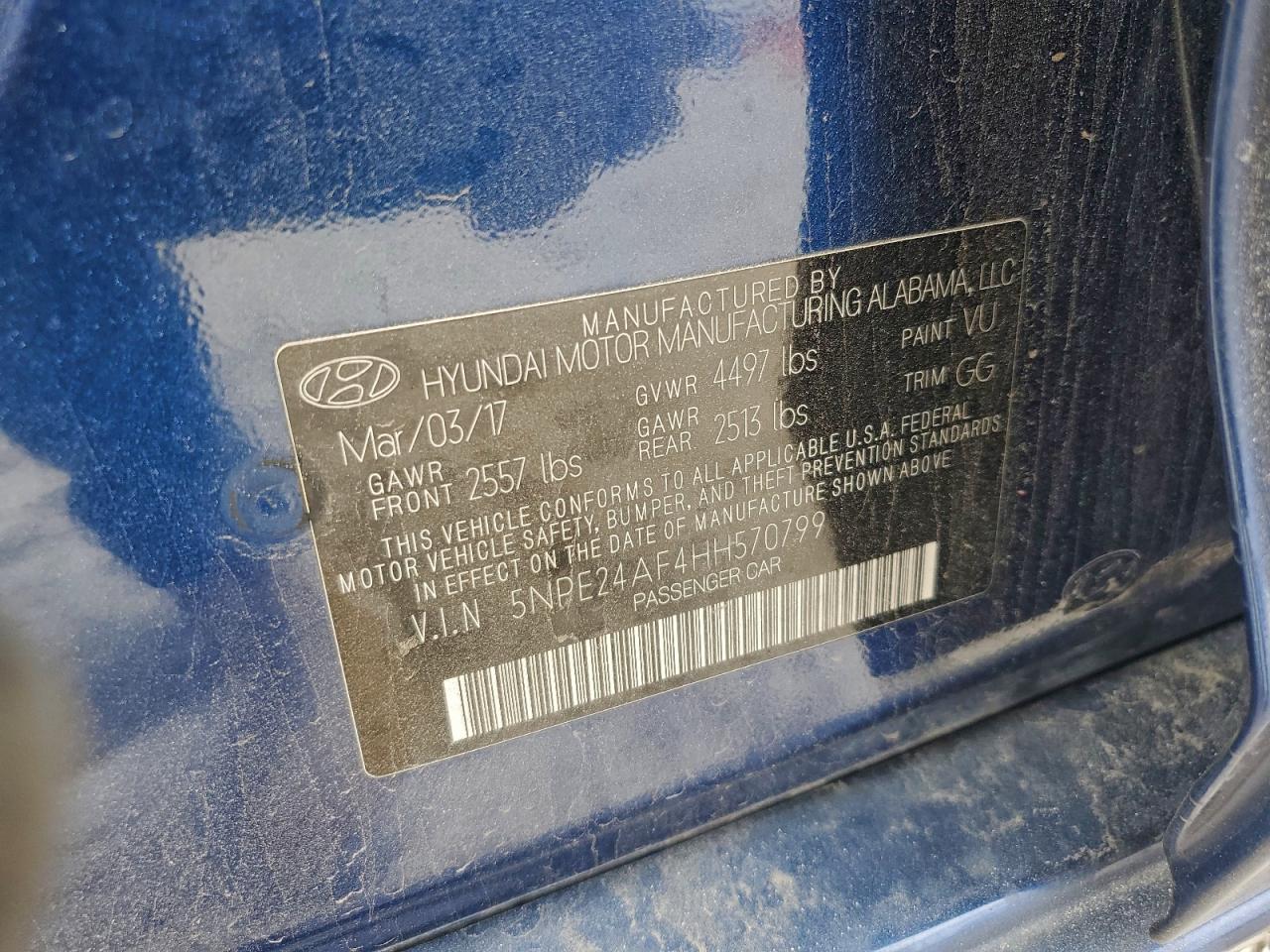 2017 HYUNDAI SONATA SE photo 25