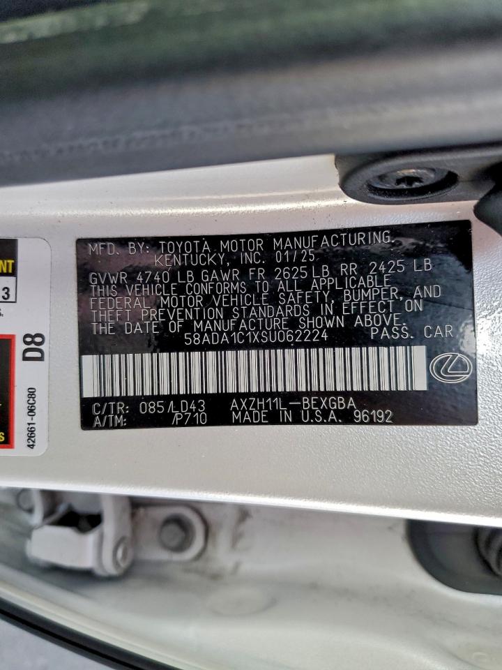 2025 LEXUS ES 300H BASE photo 23