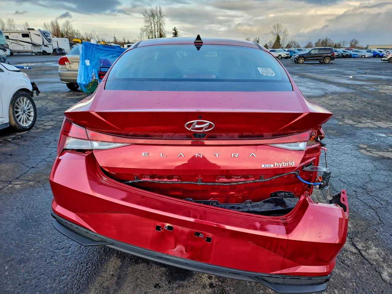 2023 HYUNDAI ELANTRA BLUE photo 6